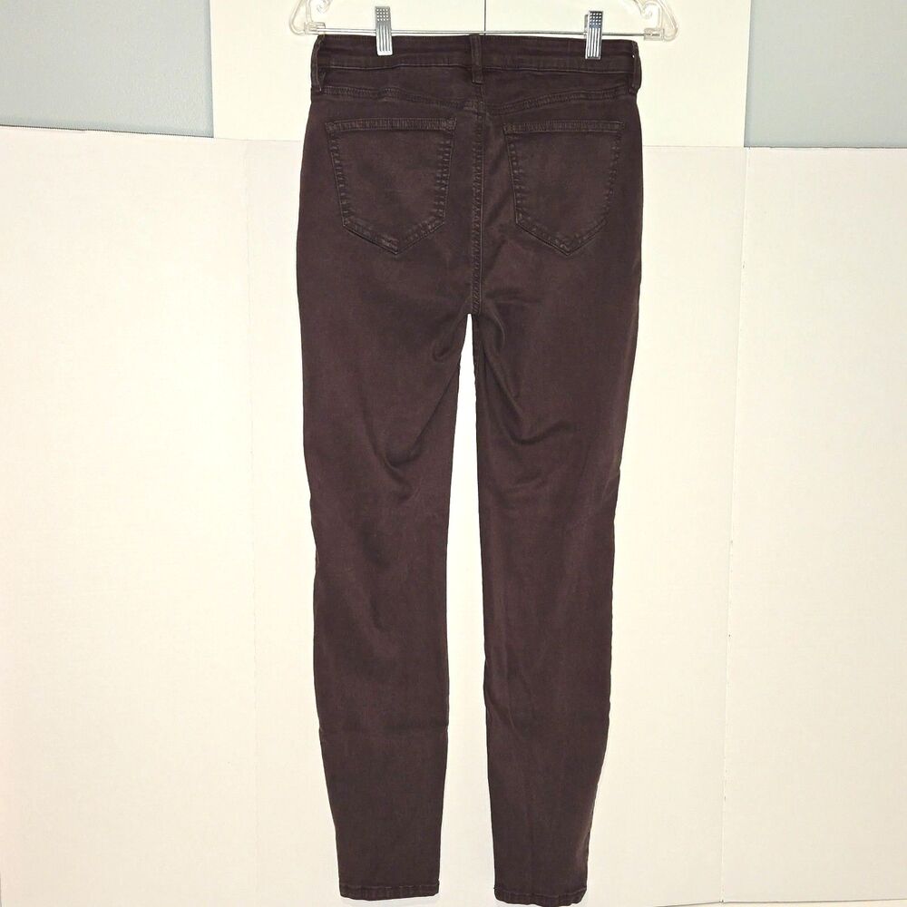 Buffalo David Bitton Hanna High-Rise Skinny Jeans Women's 2 / 26 Dark Raisin - Picture 6 of 9